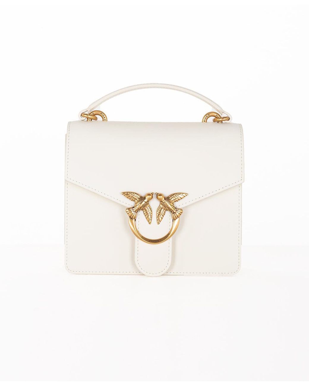 Pinko Mini Love Bag Top Handle Simply 6 1p22z4 Y5h7 in White | Lyst  Australia