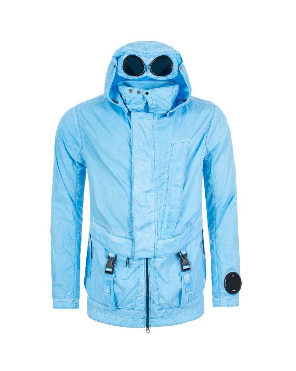 C.P. Company C.p. Company M.t.t.n Mille goggle Jacket In Riviera Colour:  818 R in Blue for Men | Lyst