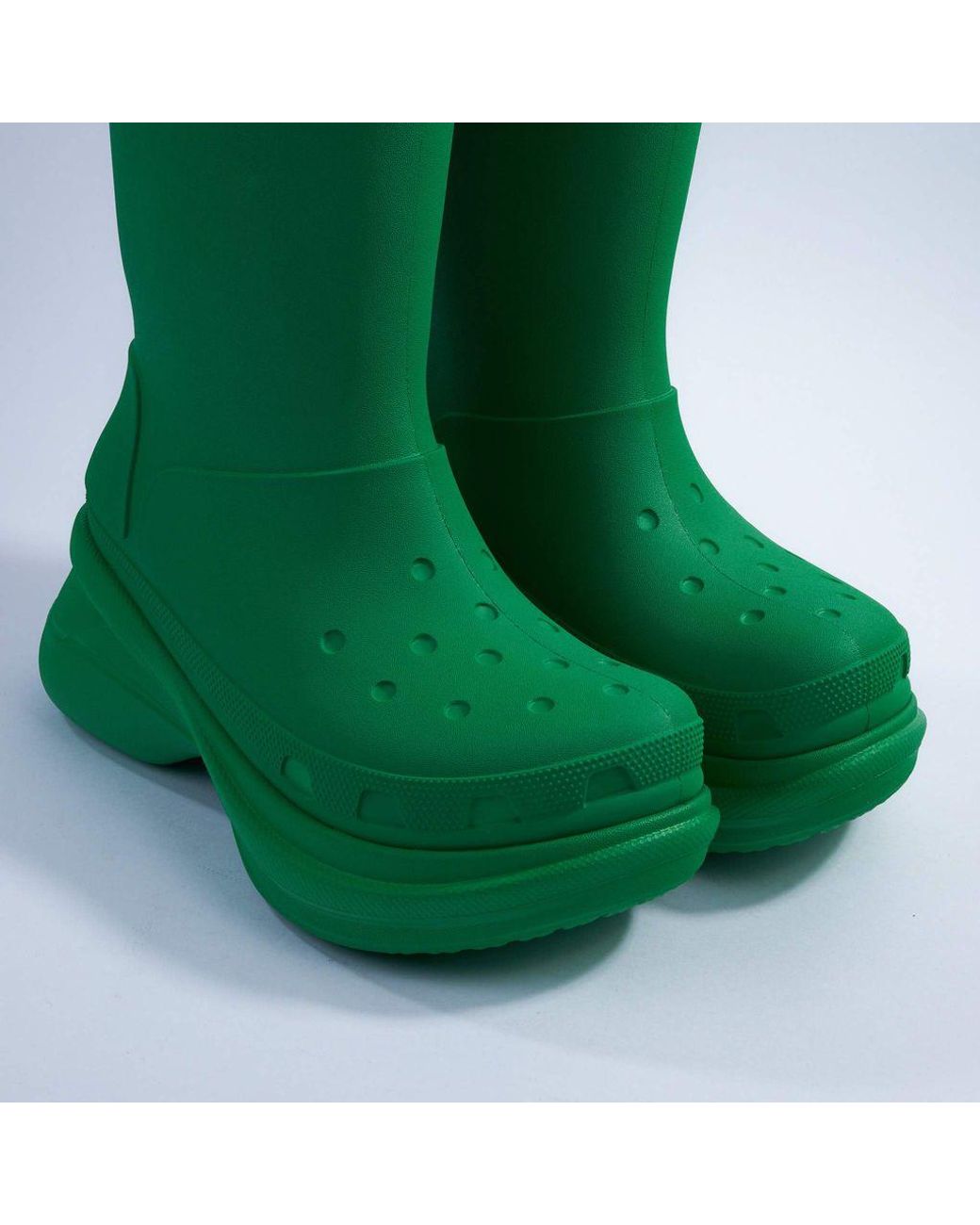 Selfridges & Co Men Shoes Boots Rain Boots X Crocs chunky rubber boots 