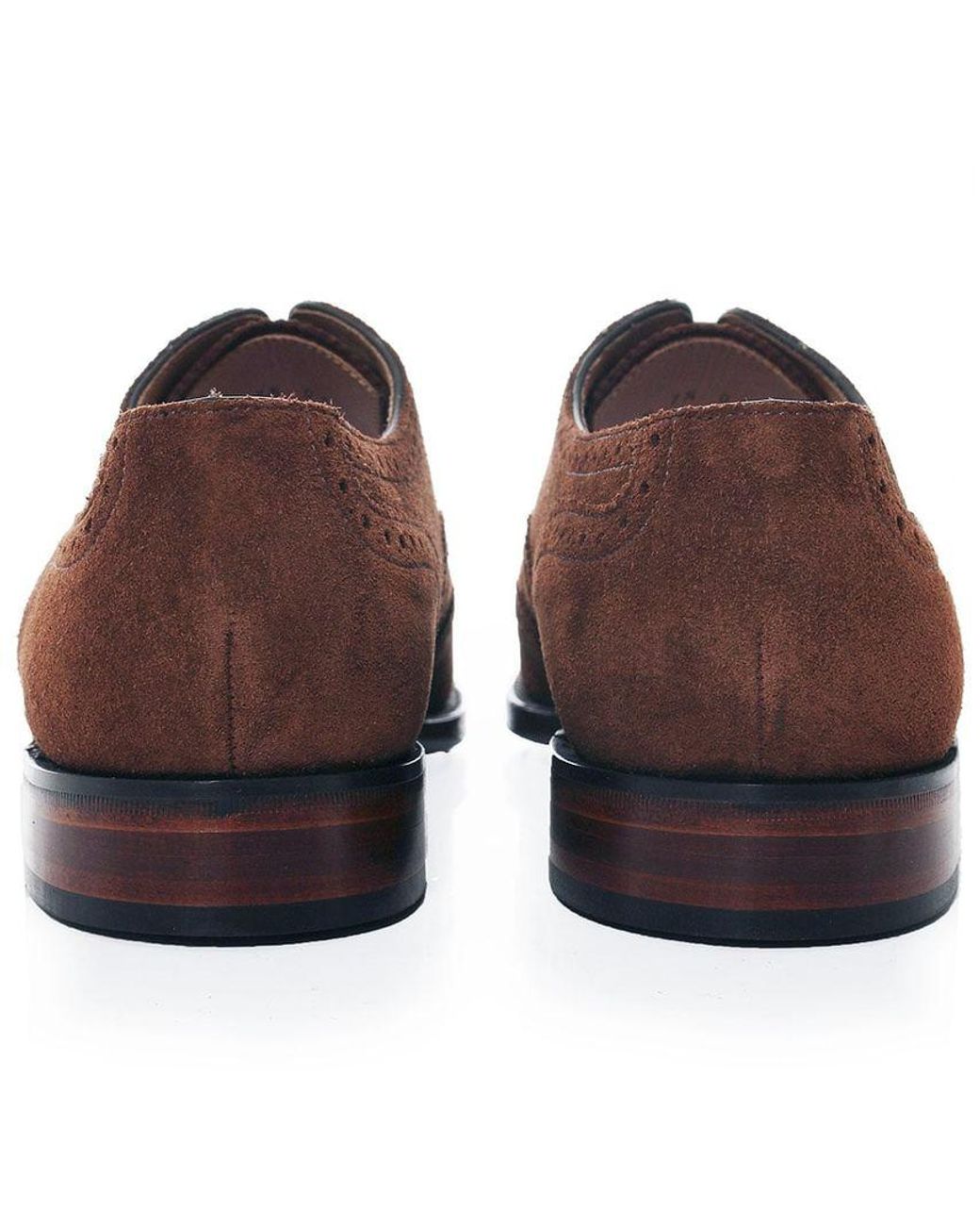 Loake Polo Suede Buckingham Brogues in 