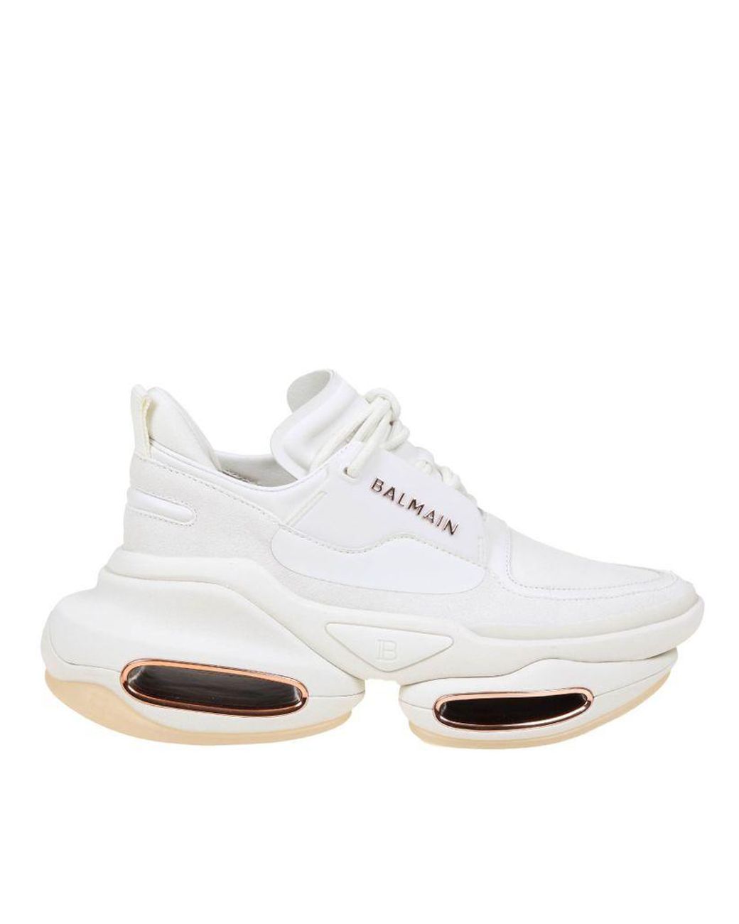 balmain white sneakers women's