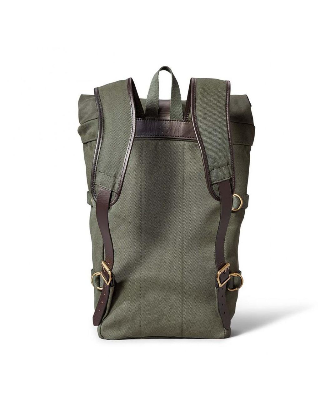 Filson Leather Roll-top Backpack 