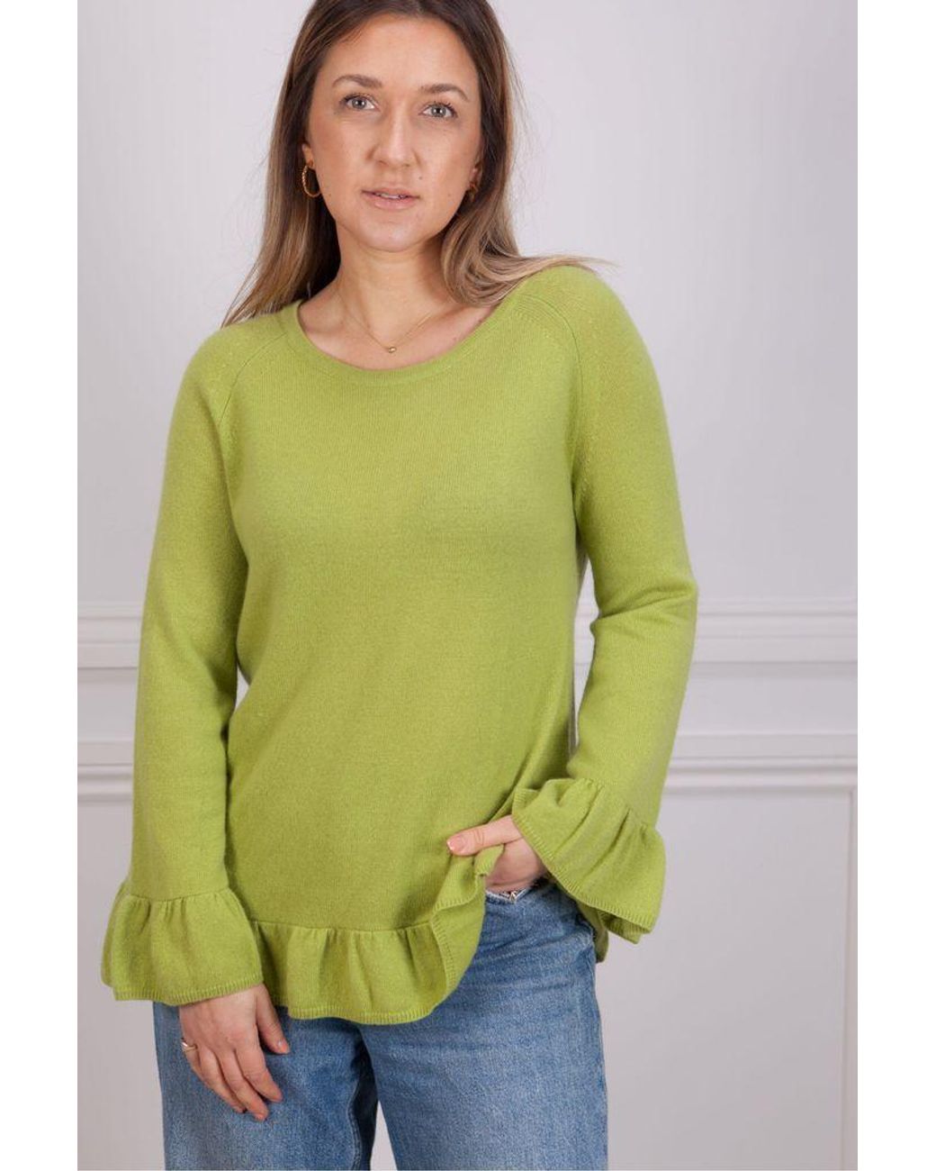 Riani Scoop Neck Sweater In Cezanne Green - Lyst