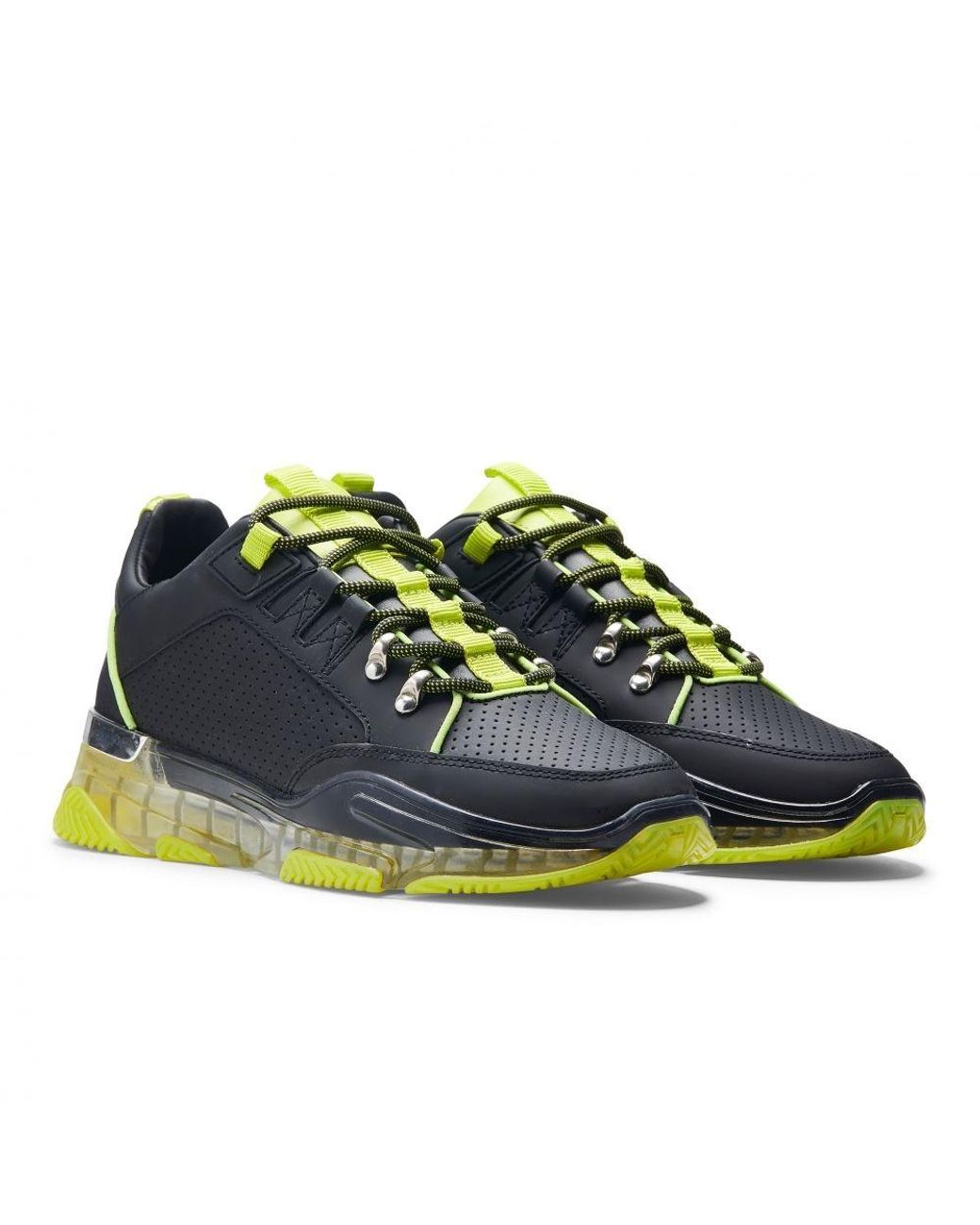 Mallet Elmore Clear Trainers In Black 