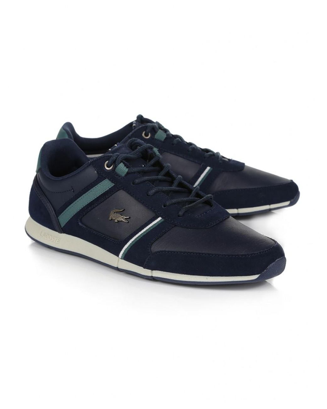Lacoste Men's Minerva Leather Trainers in Blue for Men | Lyst Canada