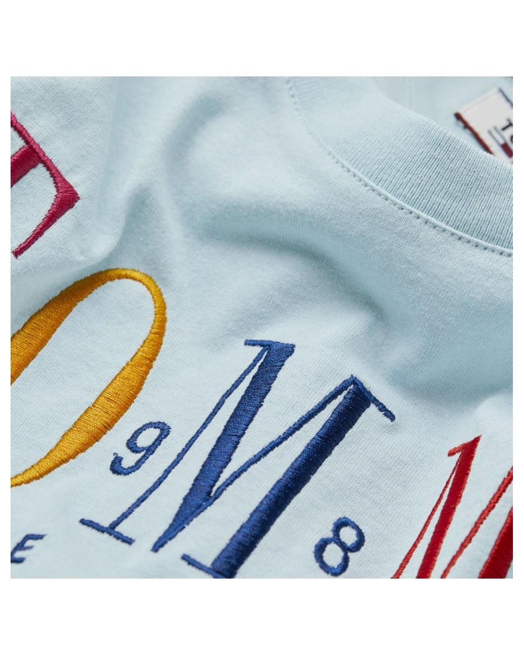 Tommy Hilfiger Tommy Jeans 1985 Embroidered T-shirt in Blue | Lyst UK