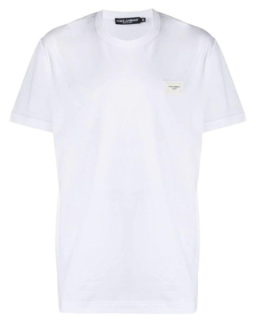 alias Voorspeller 鍔 Dolce & Gabbana Dolce E Gabbana Cotton T-shirt in White for Men - Lyst