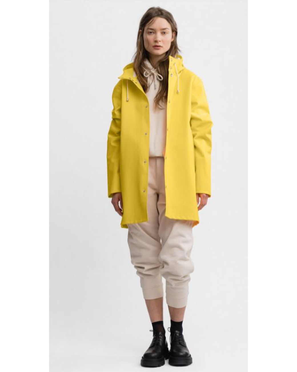 stutterheim yellow raincoat