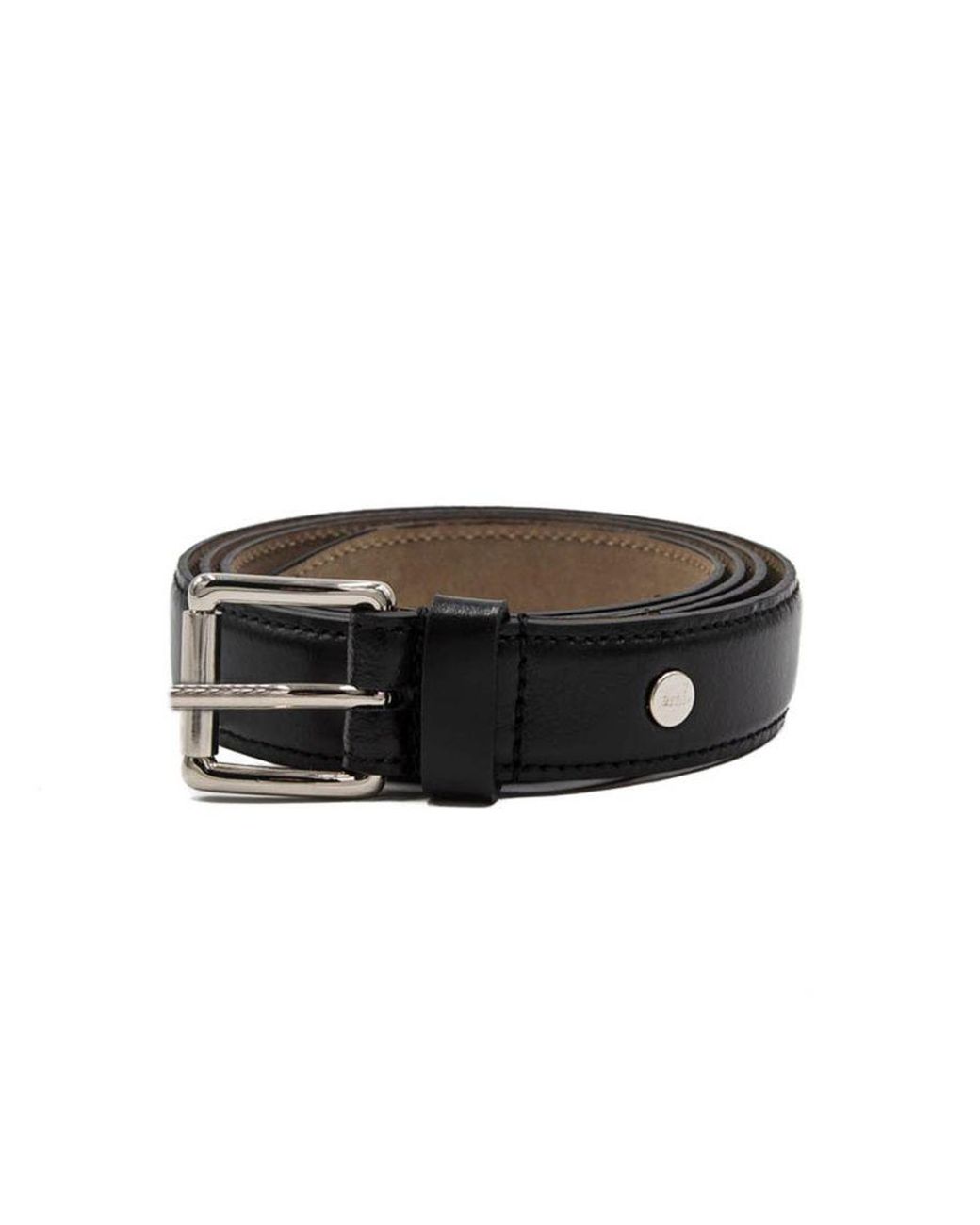 AMI Men's Bsrb0180001 Black Leather Belt for Men - Lyst