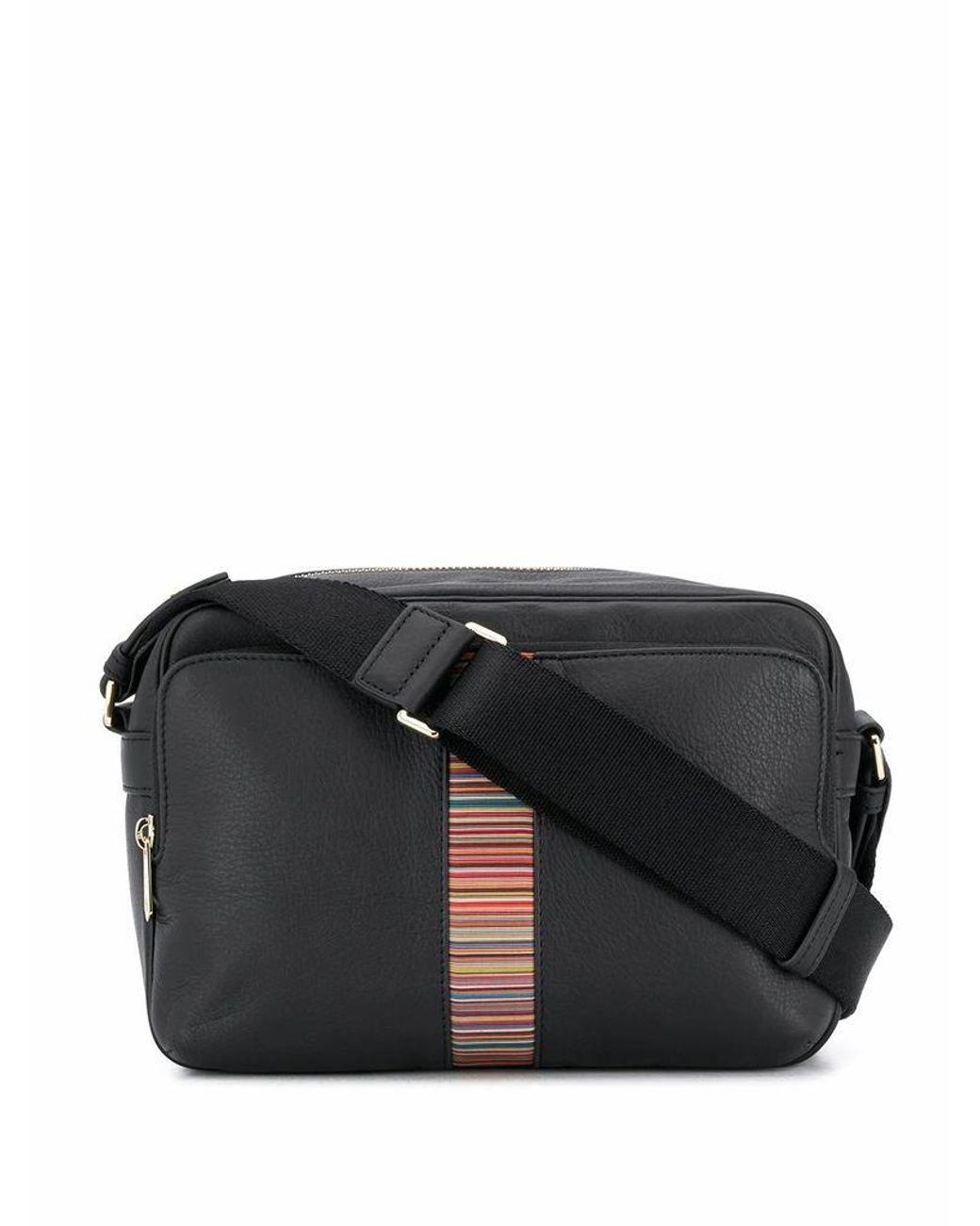 Paul Smith Men's M1a6323amulti79 Black Leather Messenger Bag for Men Lyst