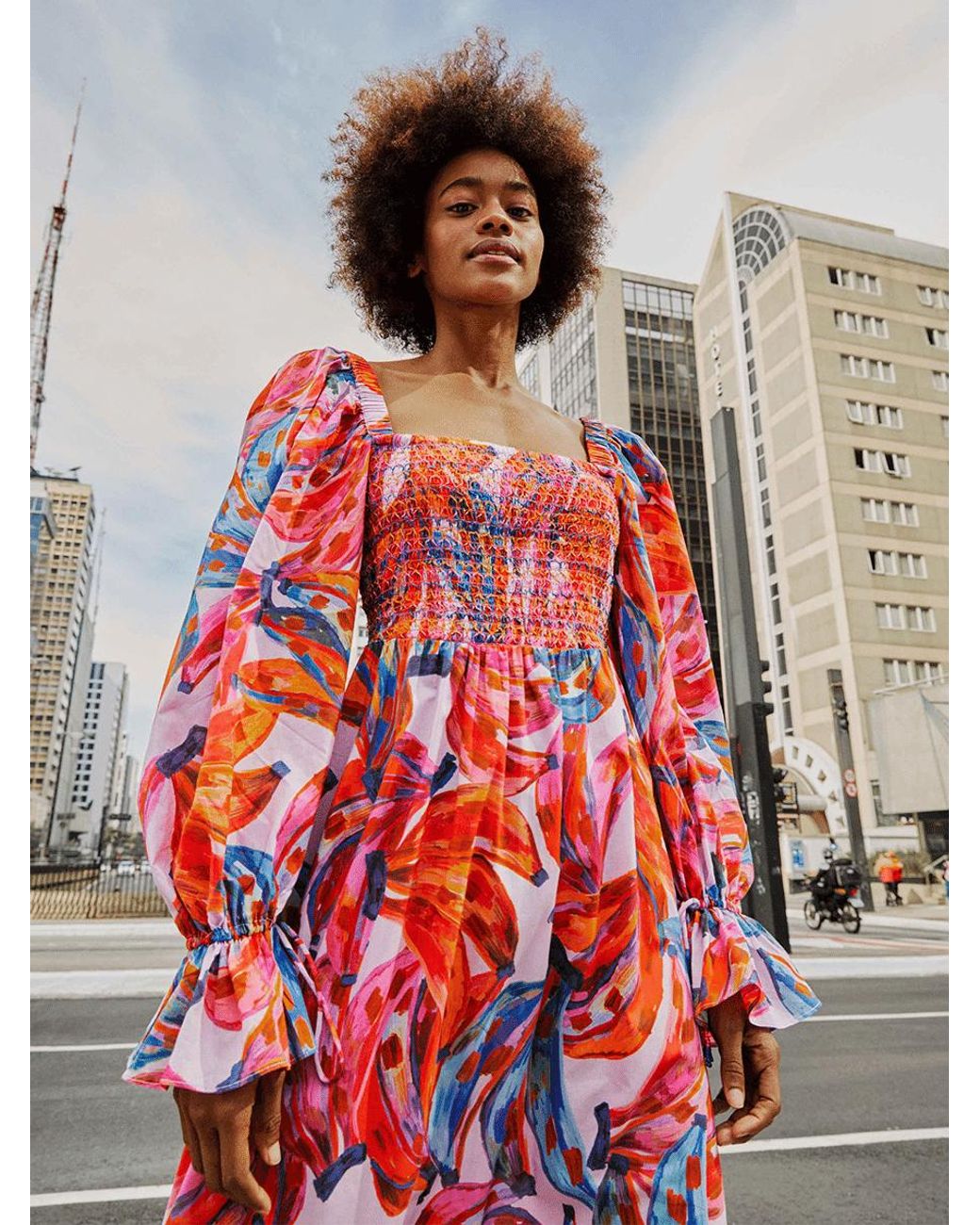 FARM Rio Cotton The Coloured Bananas Maxi Dress | Lyst