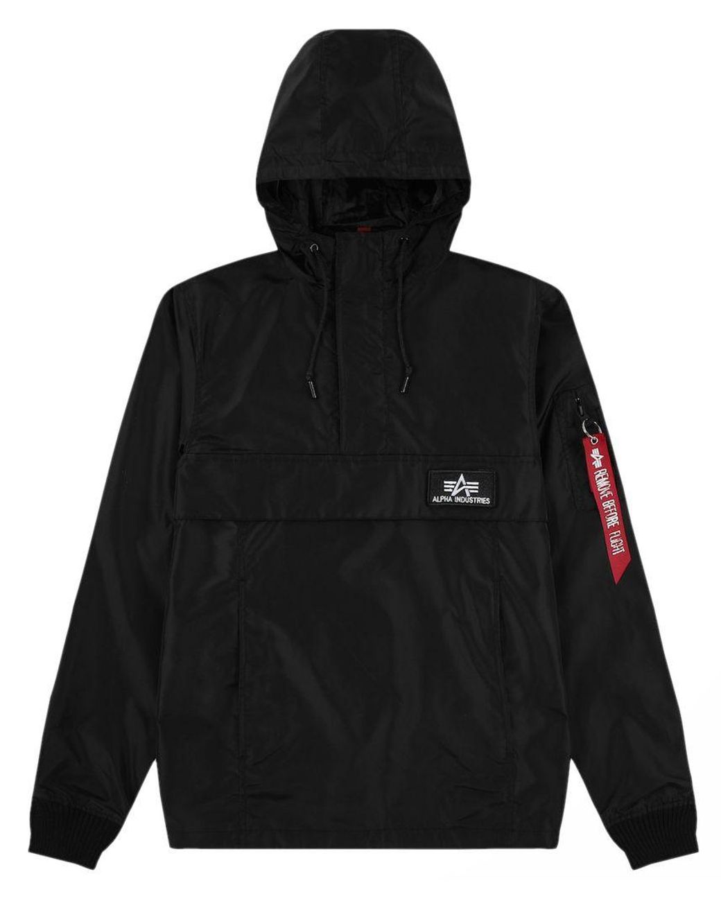 Alpha Industries Synthetic Tt Anorak Lw Jacket Coats & Jackets Man in Black  for Men - Lyst