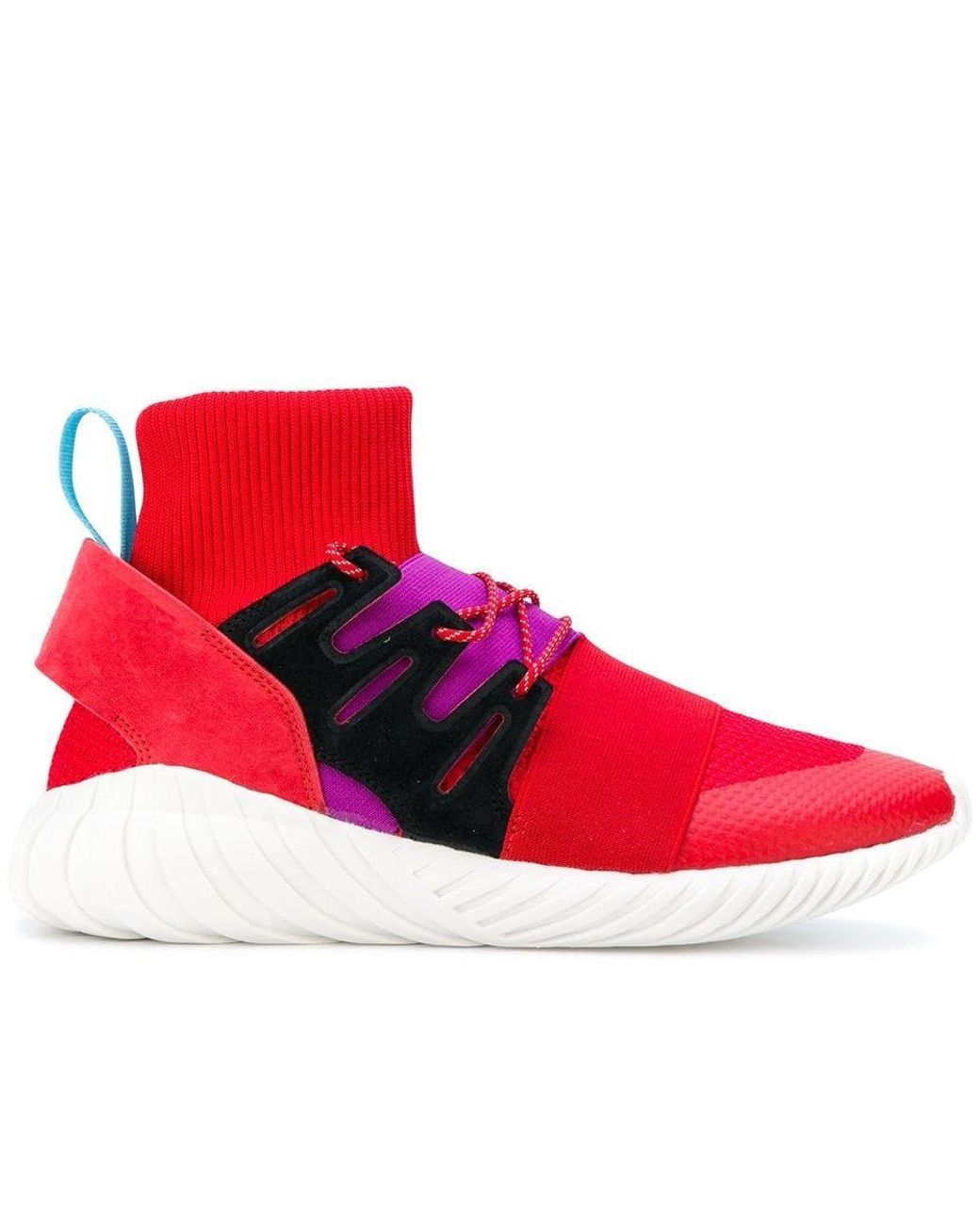 adidas Tubular Doom Winter Sneakers in Red for Men - Lyst