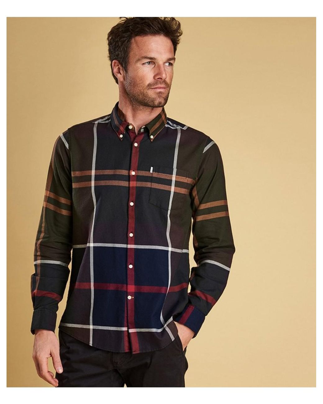 Barbour Cotton Tailored Fit Dunoon 