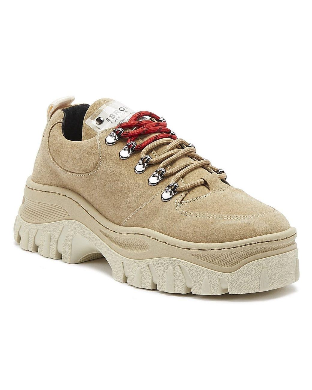 bronx suede chunky trainers