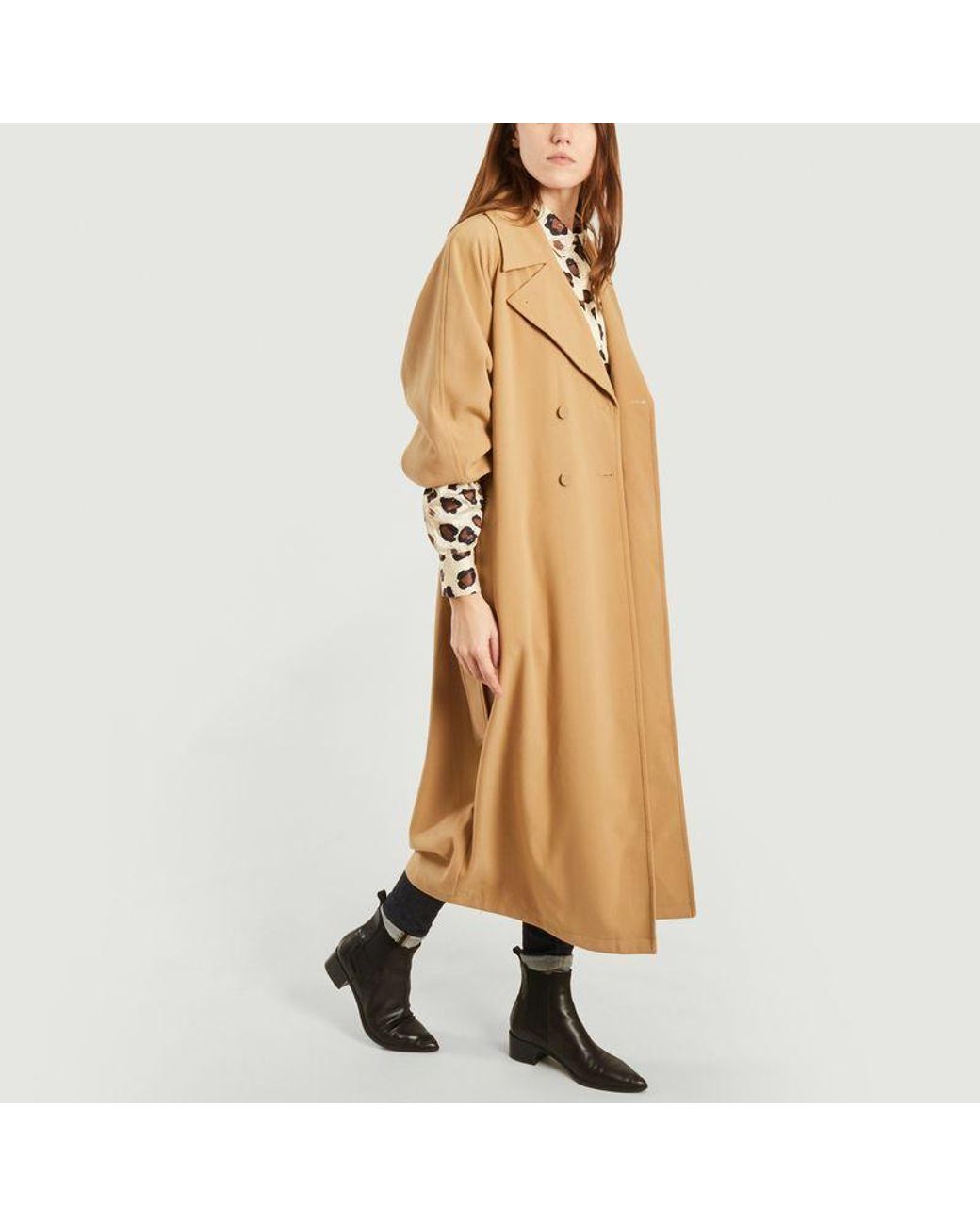 Second Female Synthetic Silvia New Trenchcoat Tiger`s Eye in Brown | Lyst  Canada