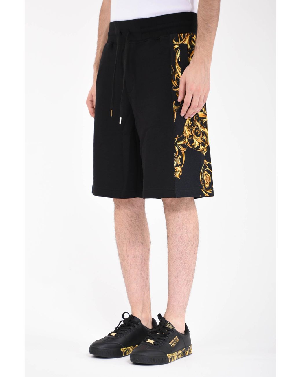 Versace Jeans Couture Bermuda in Black for Men | Lyst