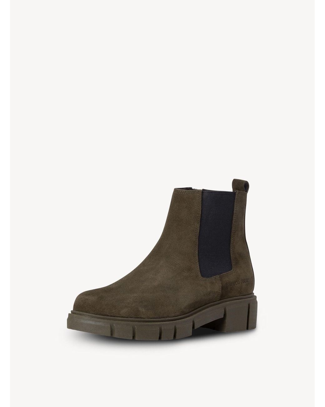 Marco Tozzi Suede Leather Chelsea Boot | Lyst