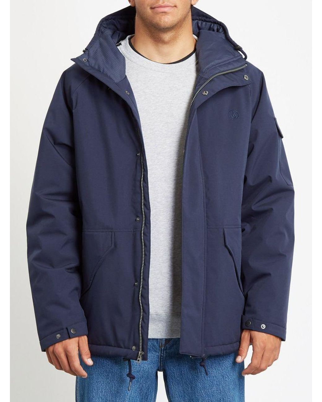 volcom blue jacket