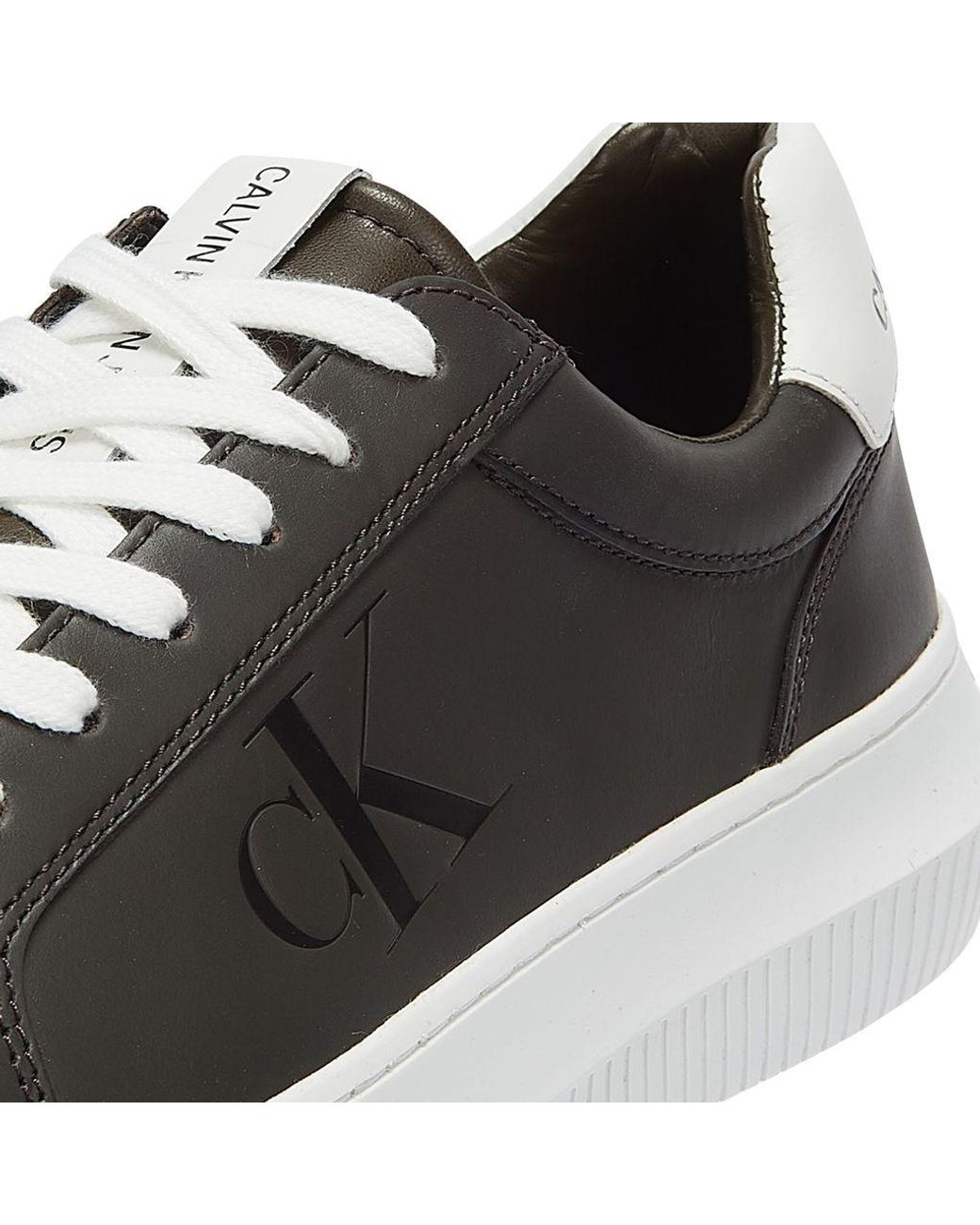 Calvin Klein Jeans Zwart - Schoenen Lage sneakers Heren € 102,90