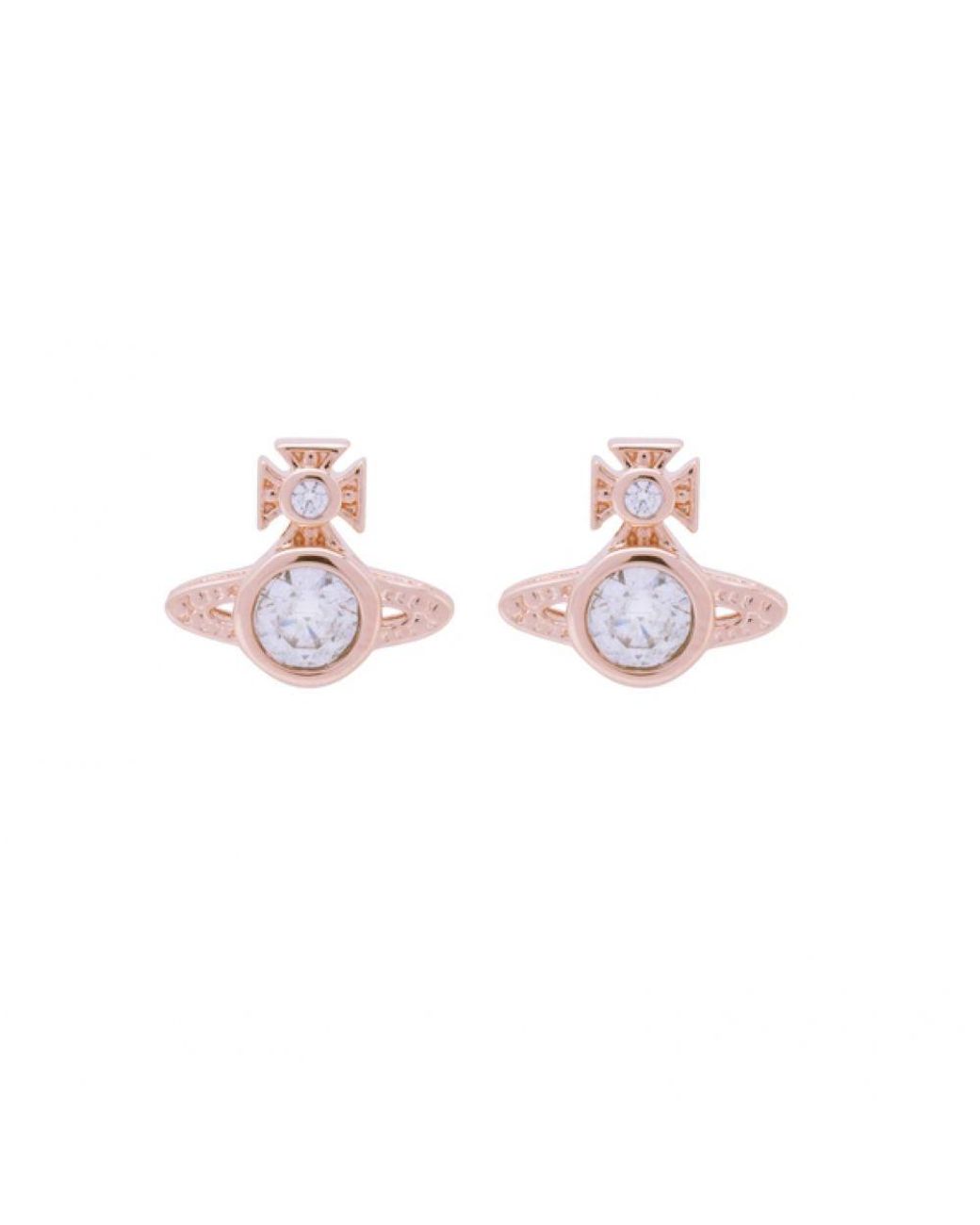 Vivienne Westwood London Orb Earrings In Pink Lyst Vivienne Westwood London Orb Earrings In Pink Lyst