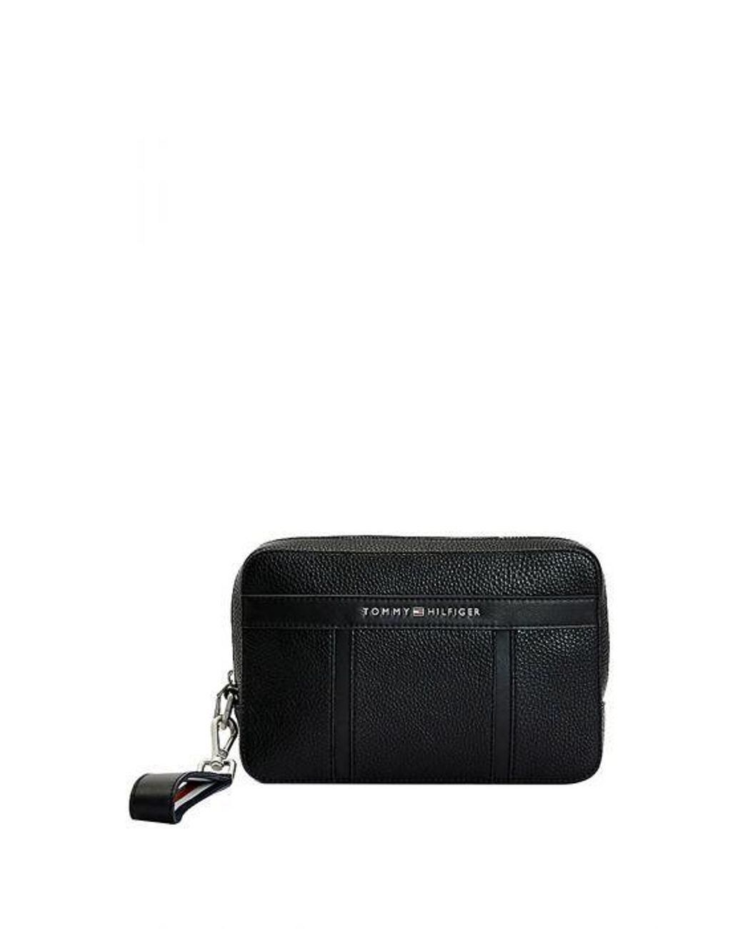 Tommy Hilfiger Knurled Downtown Clutch Bag in Black for Men Lyst UK