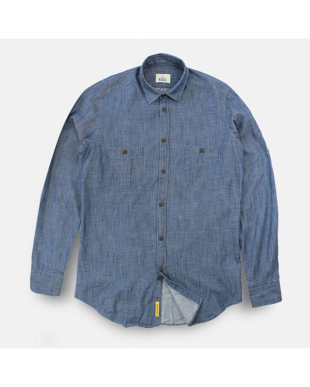 baggy denim shirt