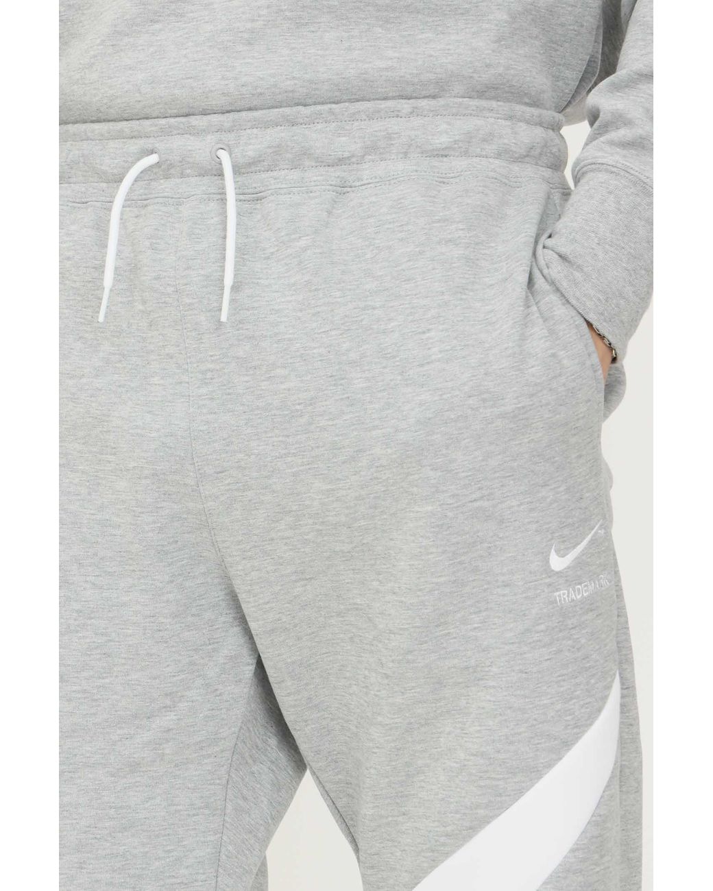 Nike Fleece Trousers in Grey (Gray) | Lyst