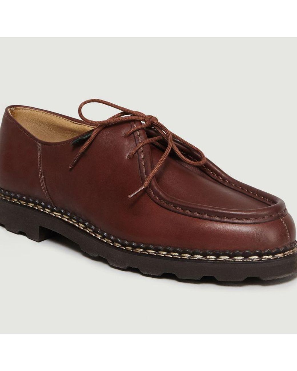 Mens Shoes Lace-ups Oxford shoes Paraboot Leather Michael Shoe in Brown for Men 