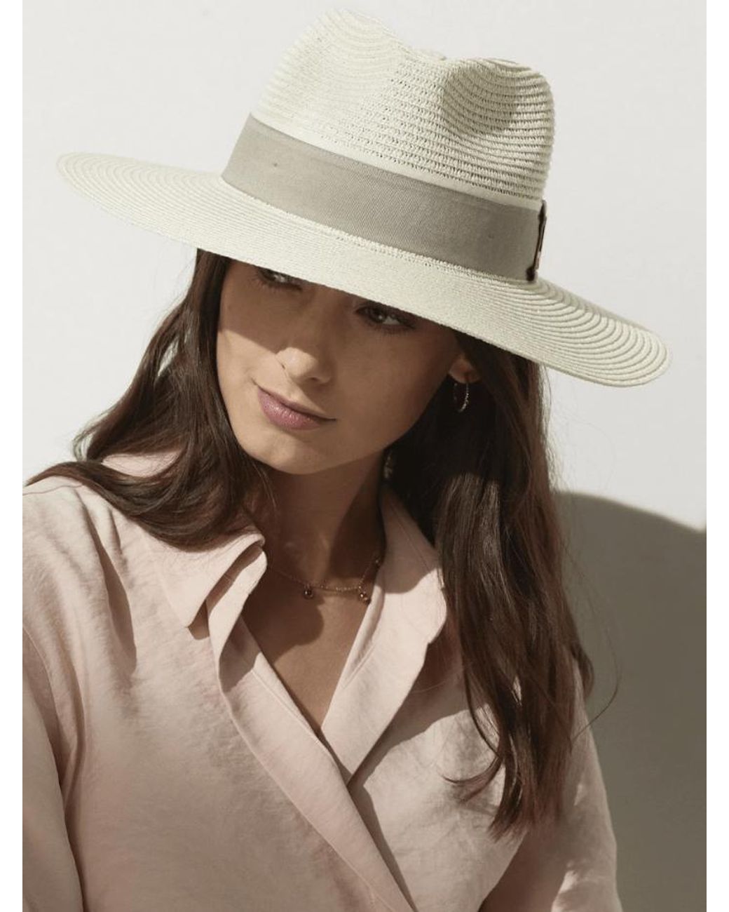 Brown Hicks And Hemley Fedora Cream 