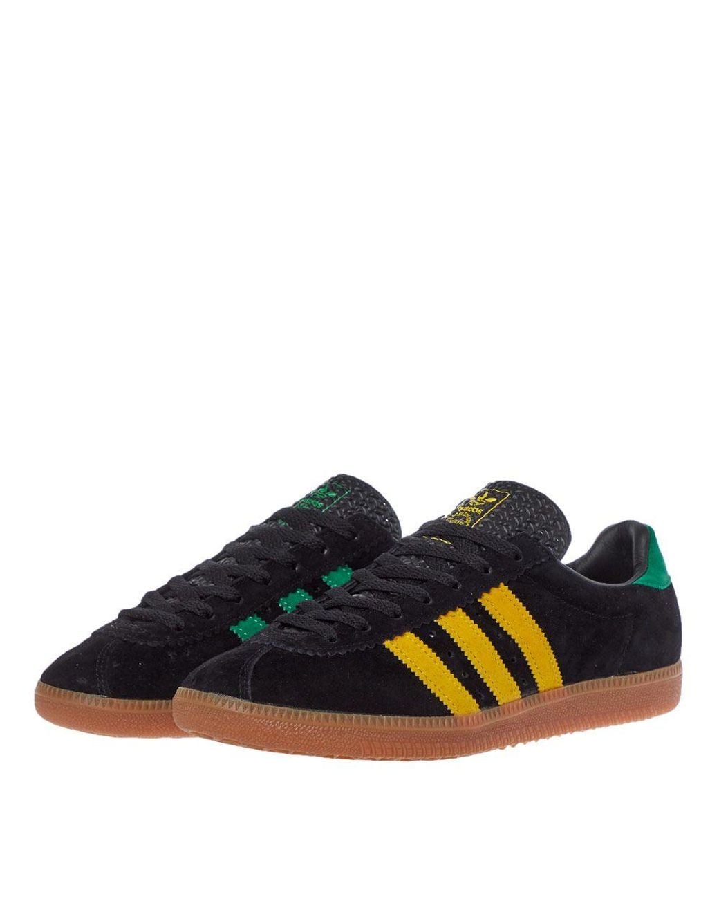 adidas Padiham Trainers - Black / Green 