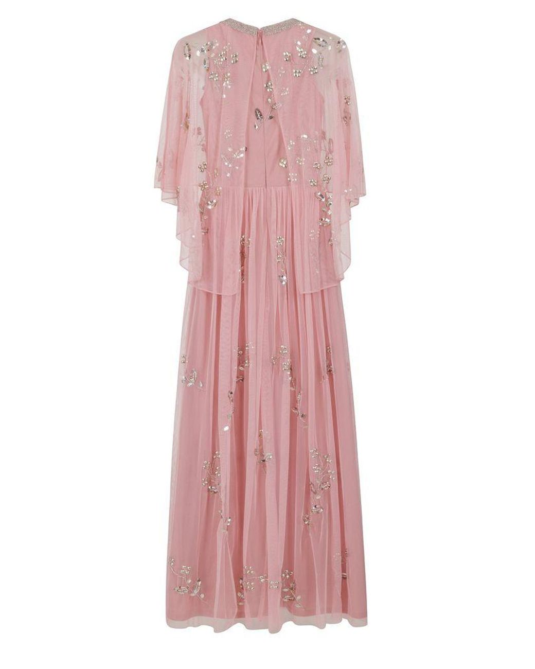 frock and frill cape dress
