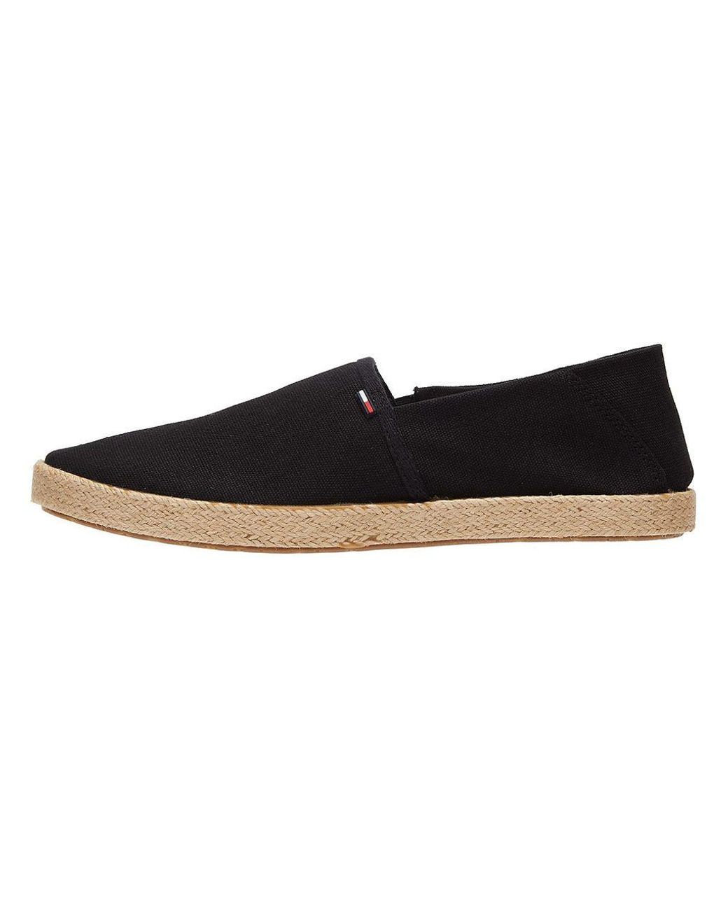 Tommy Hilfiger Tommy Jeans Essential Espadrille Shoes in Black for Men |  Lyst Canada