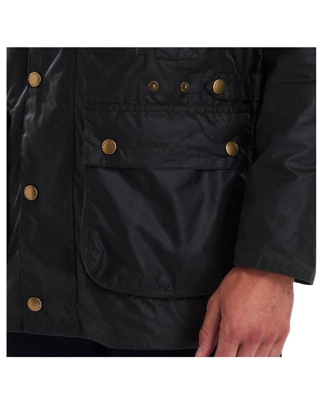 Barbour Corduroy 125 Icons Collection Beaufort Wax Jacket in Black for Men  | Lyst