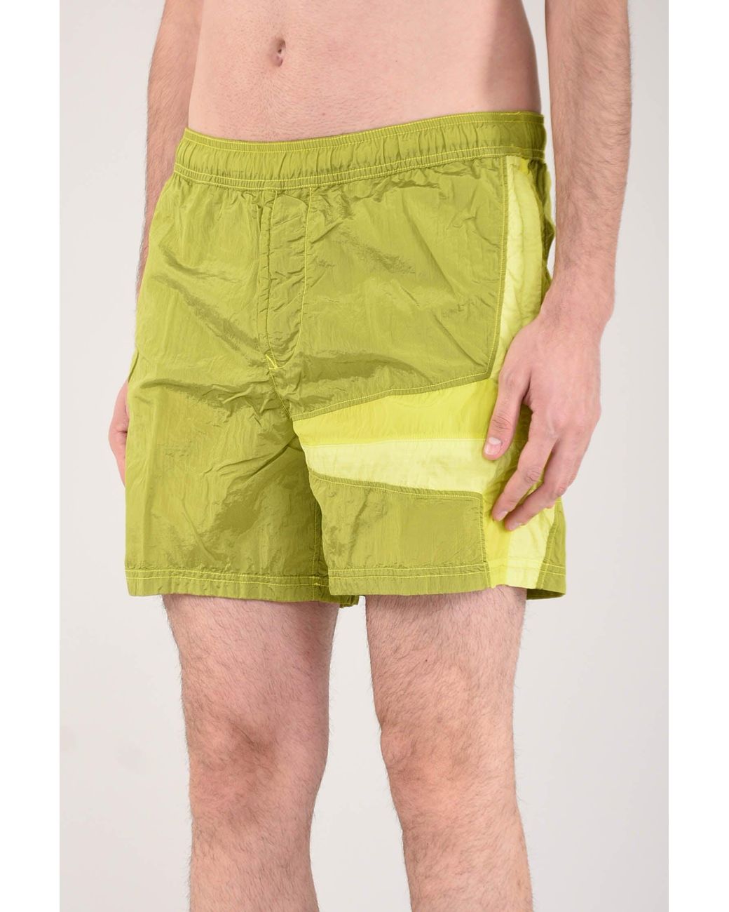 Stone Island Synthetic Nylon Metal Costume in Yellow for Men | Lyst