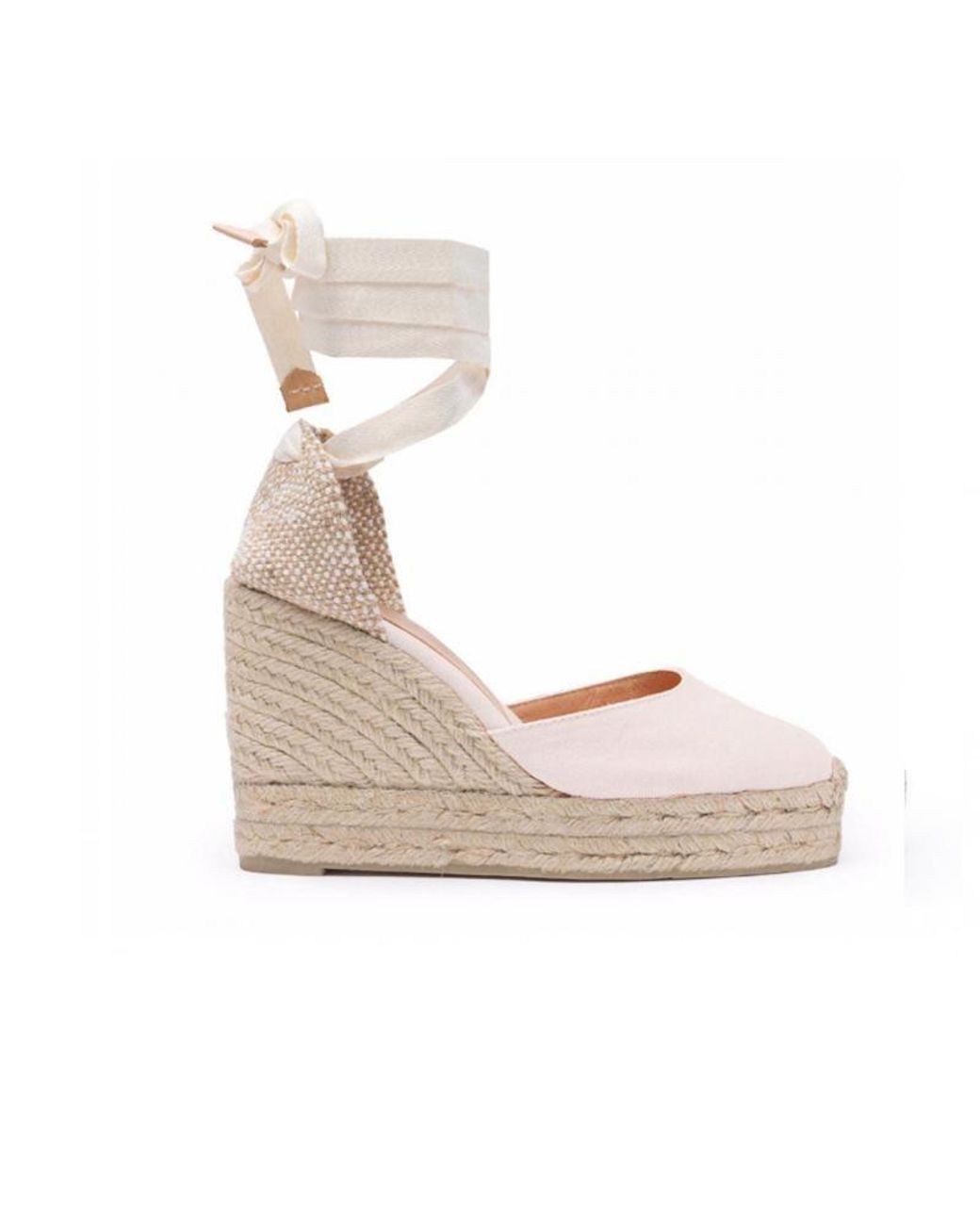 white platform espadrilles