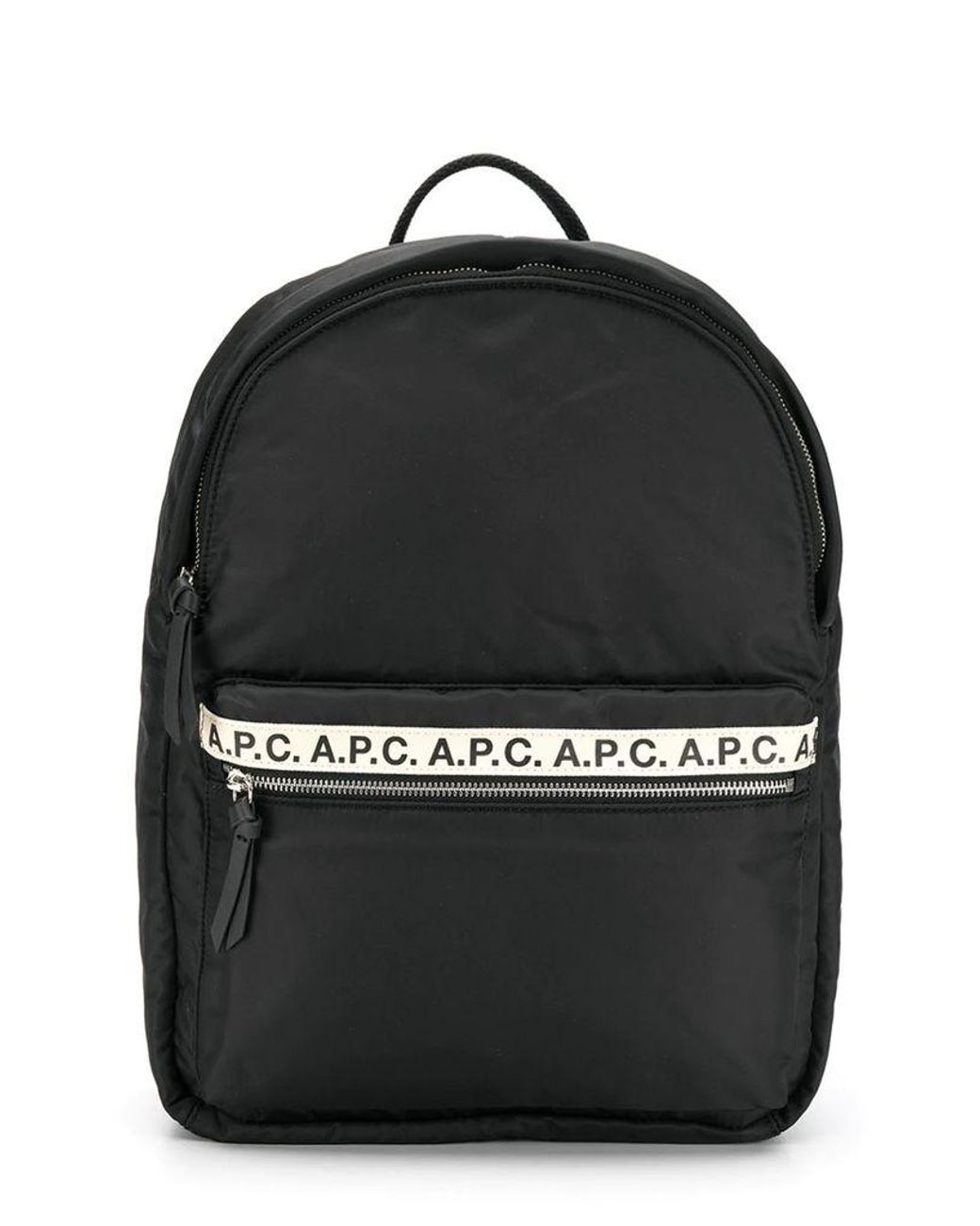A.P.C. Black Backpack for Men - Lyst
