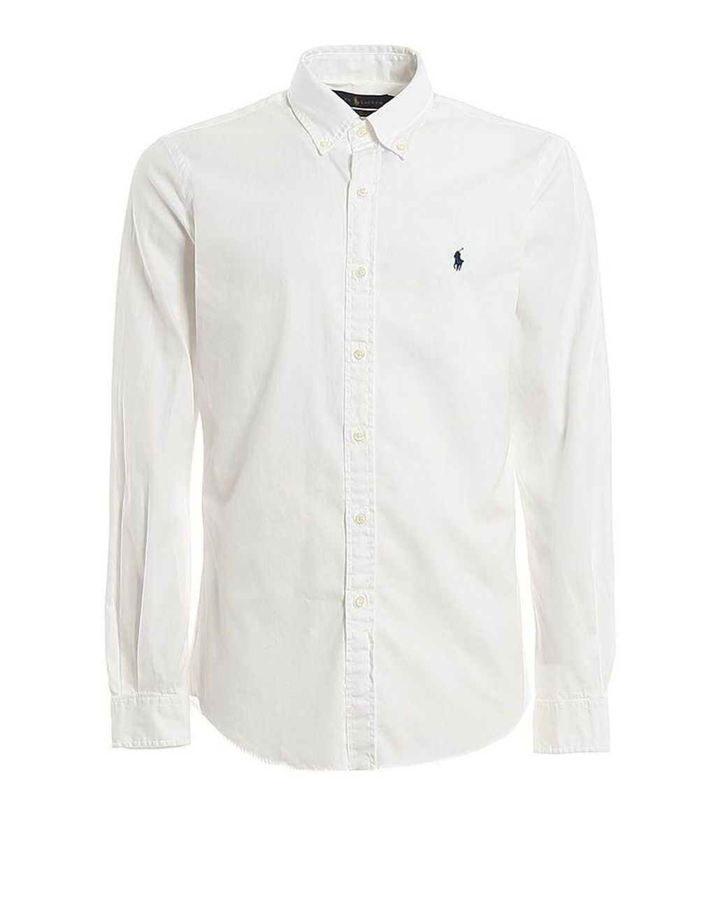 ralph lauren white cotton shirt