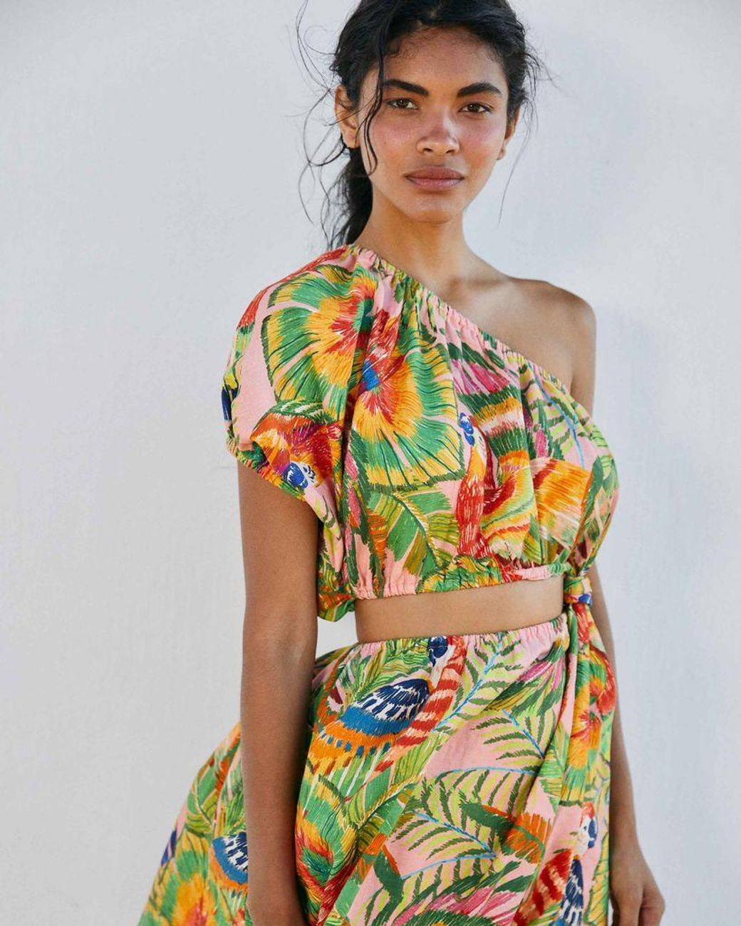 FARM Rio Macaw Leaves Mini Dress | Lyst UK