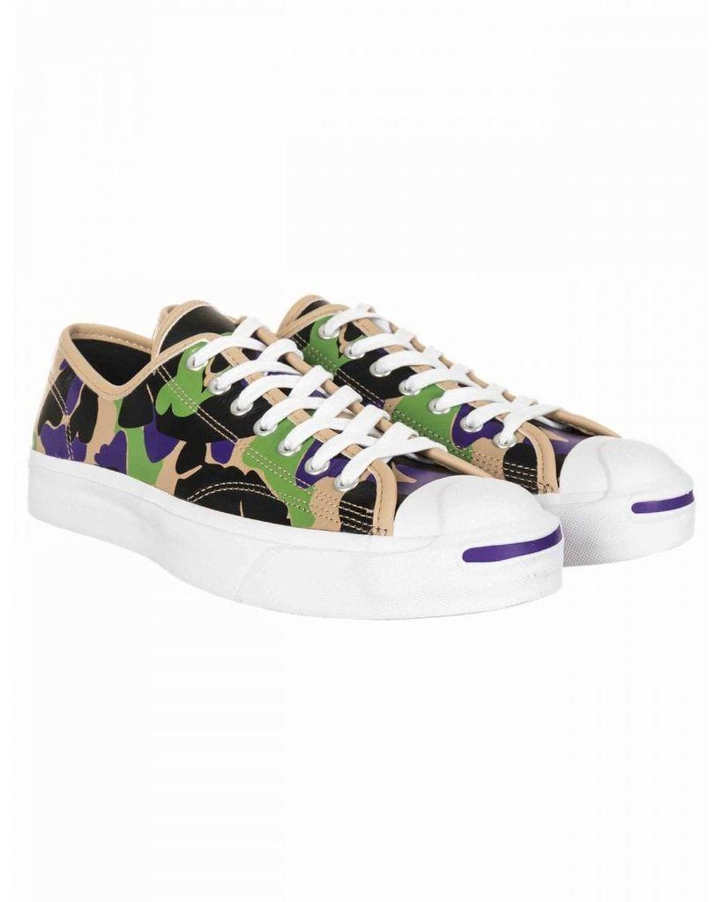 Converse Jack Purcell Ox Camouflage-print Leather Sneakers for 