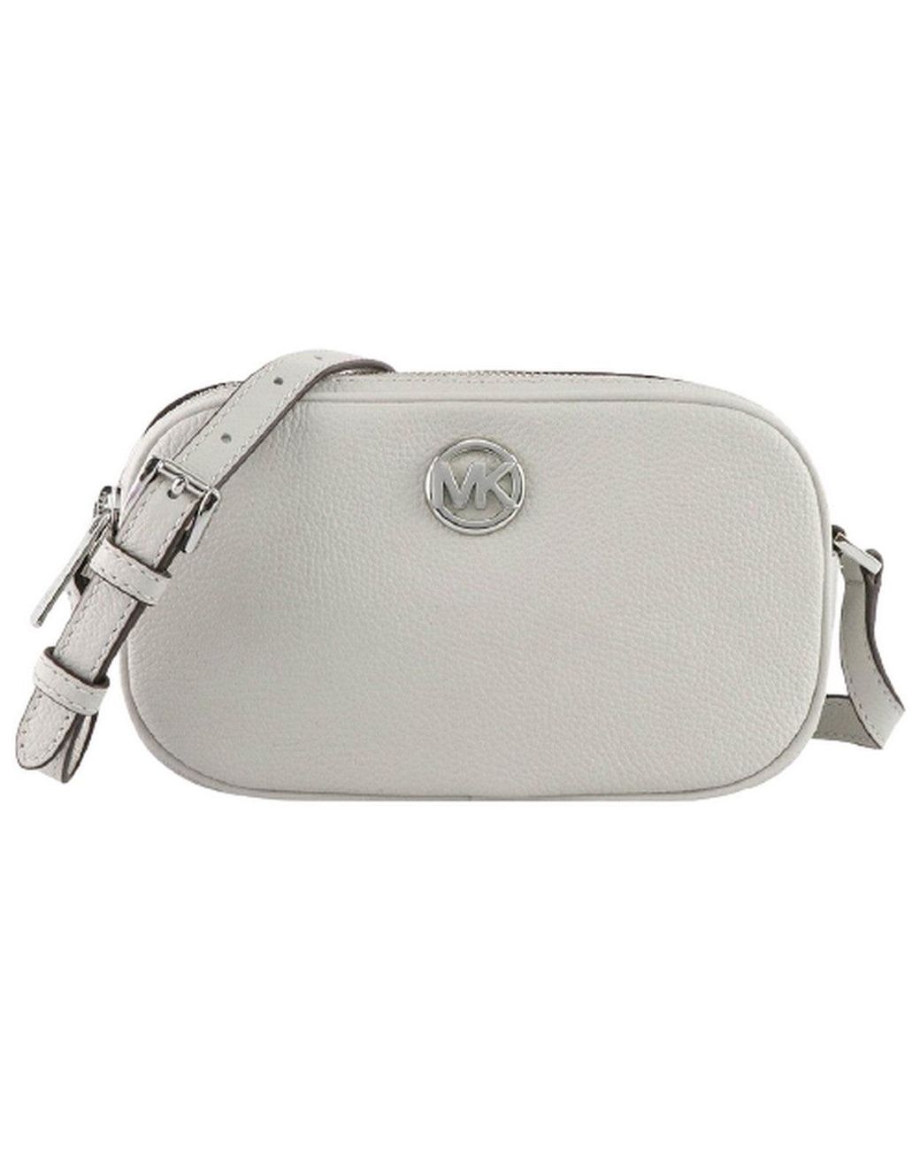 Michael Kors Leather Fulton Double Zip Crossbody in Metallic Lyst