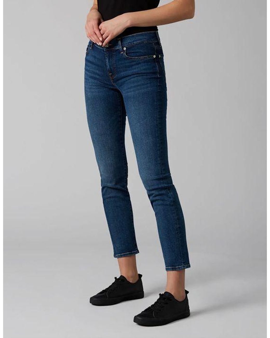 mid rise roxanne crop