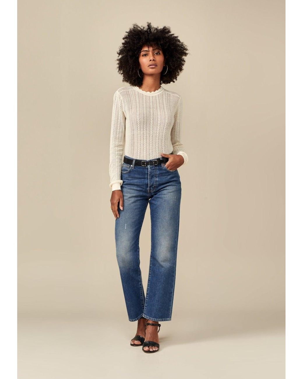 Bellerose Denim 'popeye' Straight Fit Jeans | Lyst