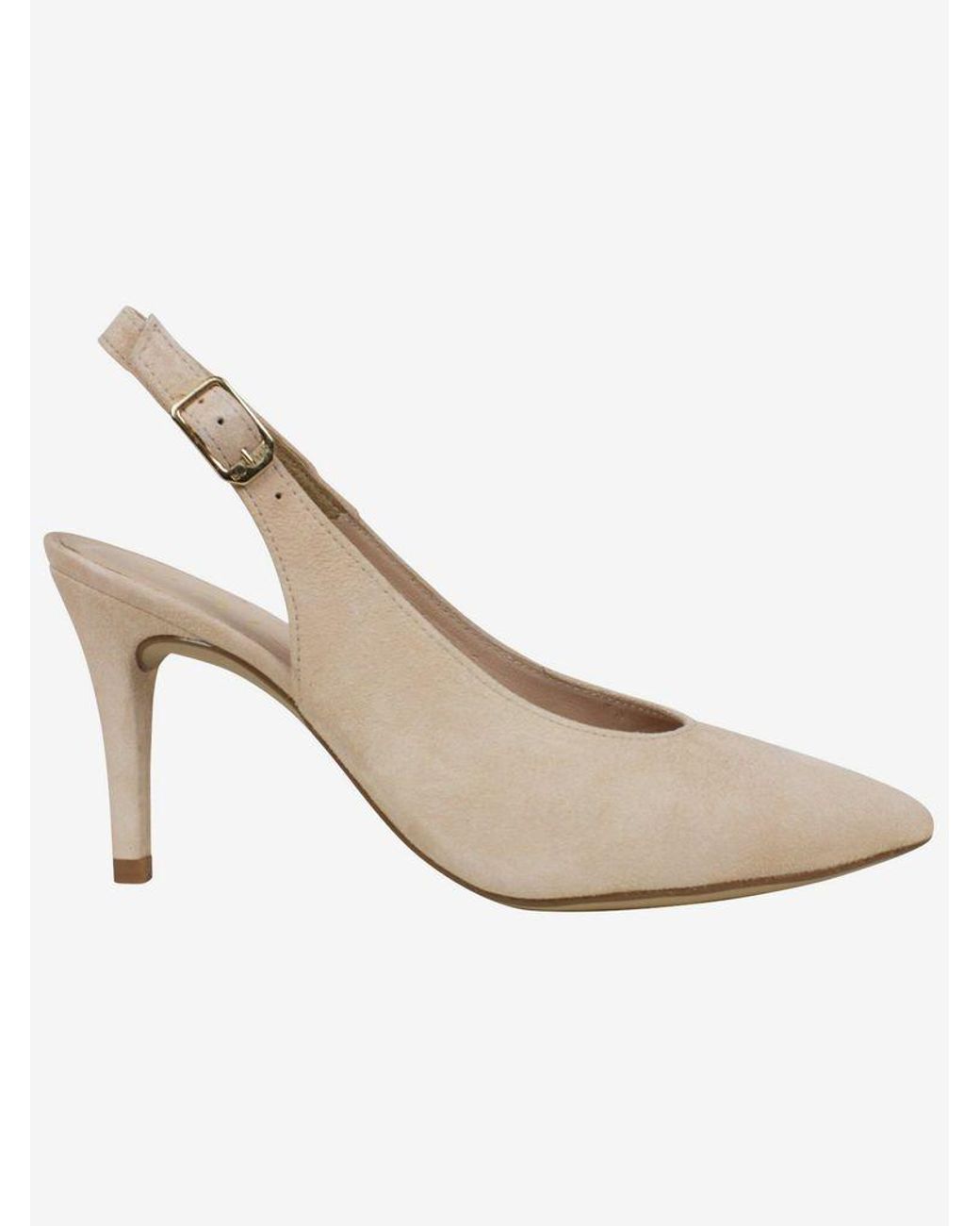 slingback suede shoes