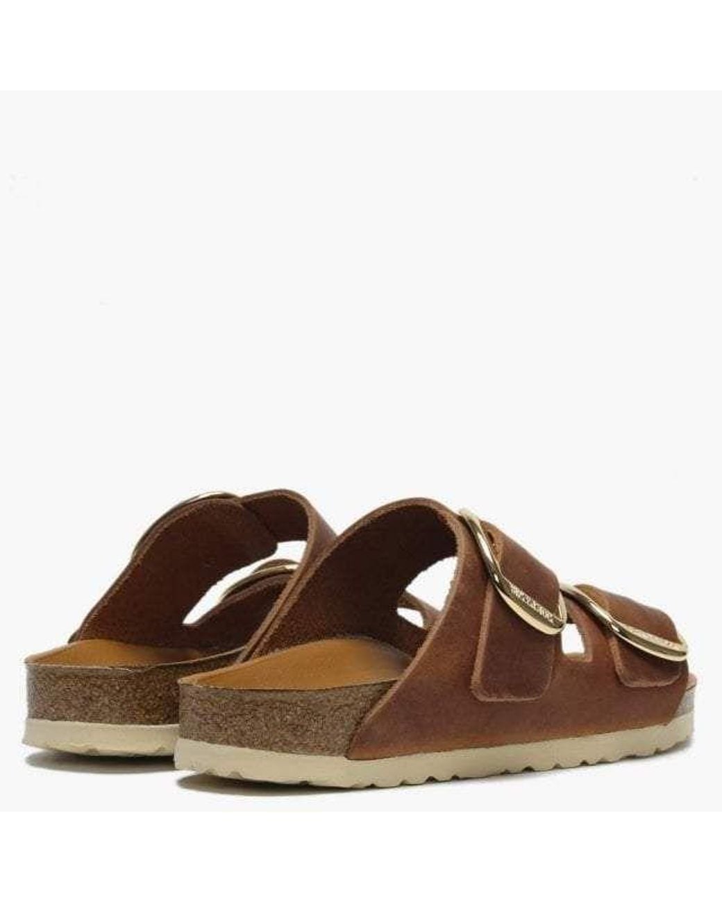 birkenstock big buckle tan