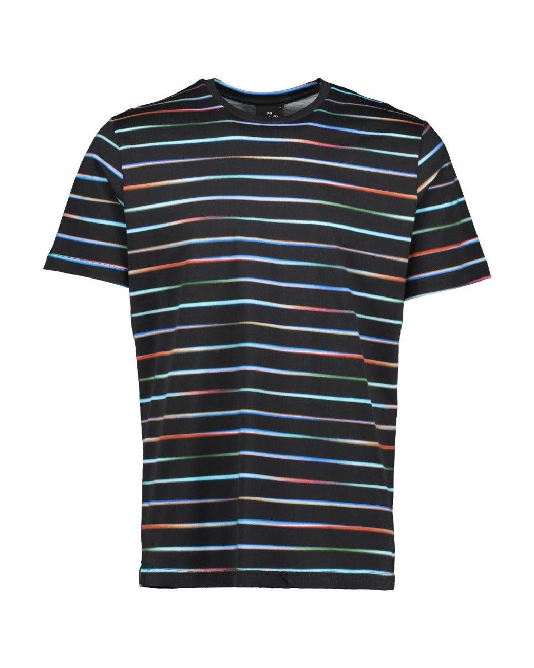 Paul Smith Cotton Dark Mini Stripe Light T-shirt in Blue for Men | Lyst