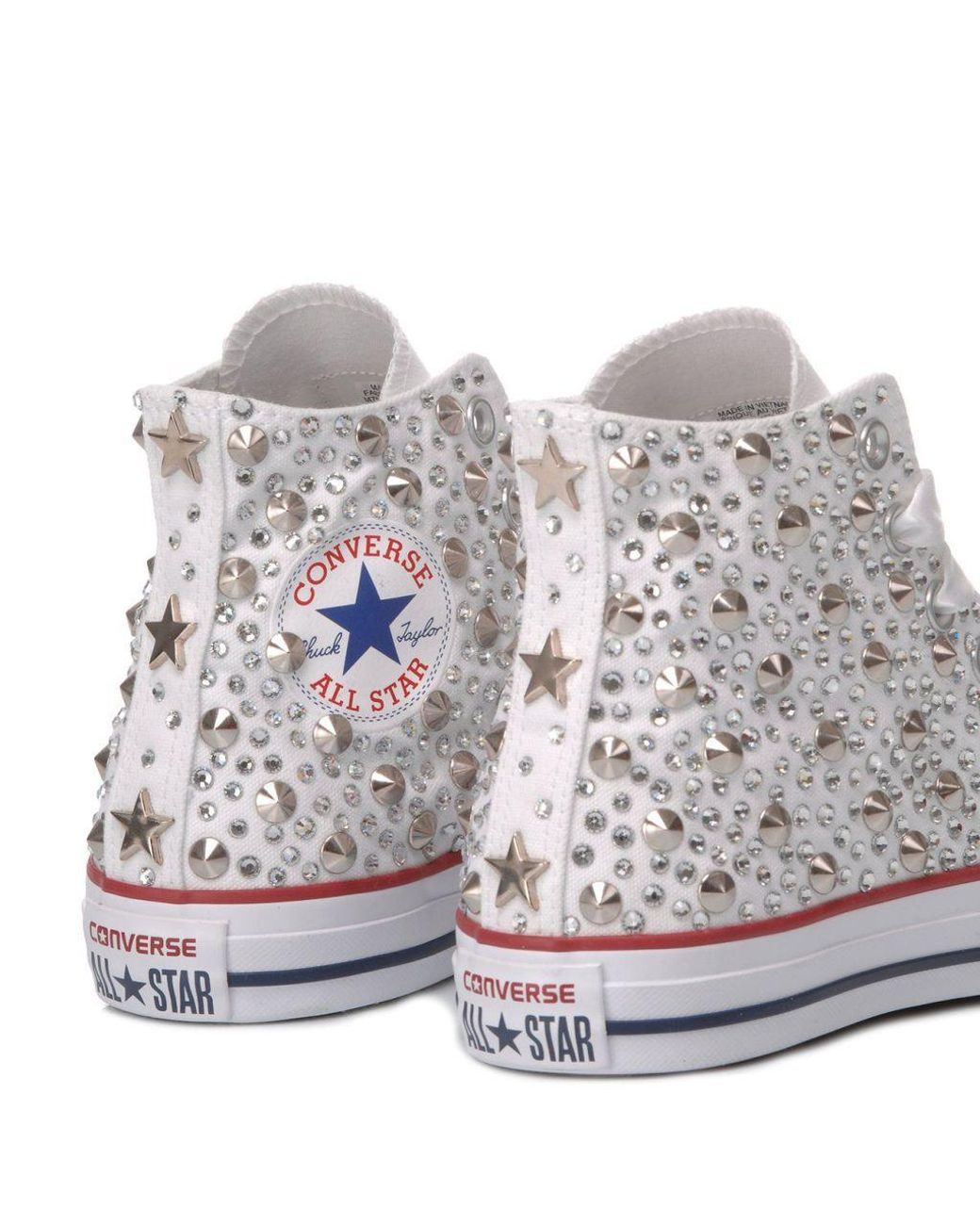 Converse Studs White customized mimanera