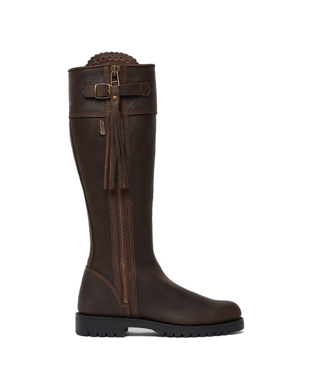 Penelope Chilvers Velvet Ladies Standard Tassel Boot in Brown | Lyst