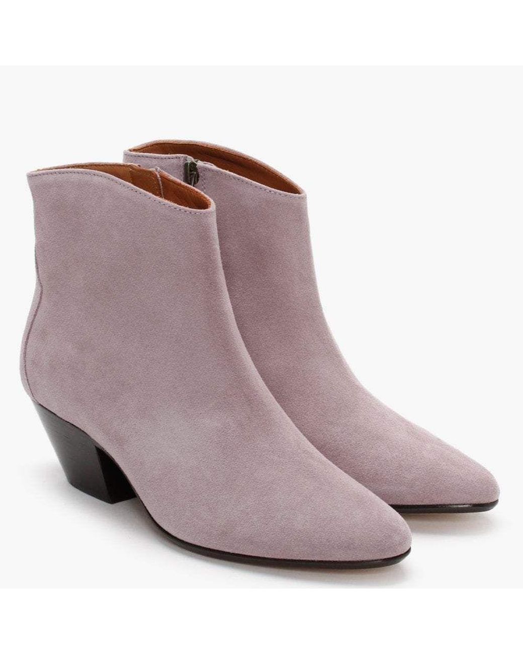 mauve boots