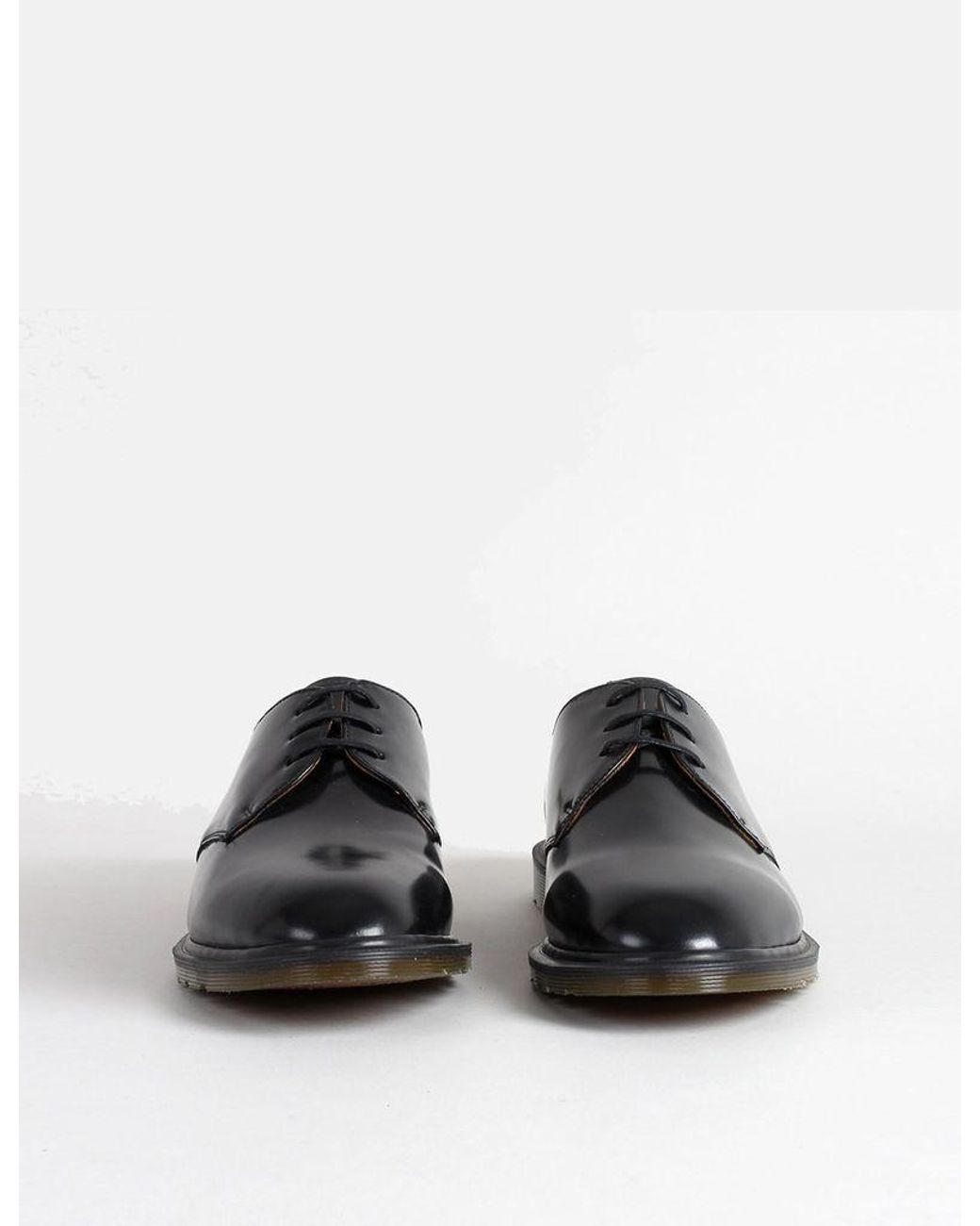 Dr. Martens Leather Steed (made In England) - Black Polished Smooth for Men  | Lyst